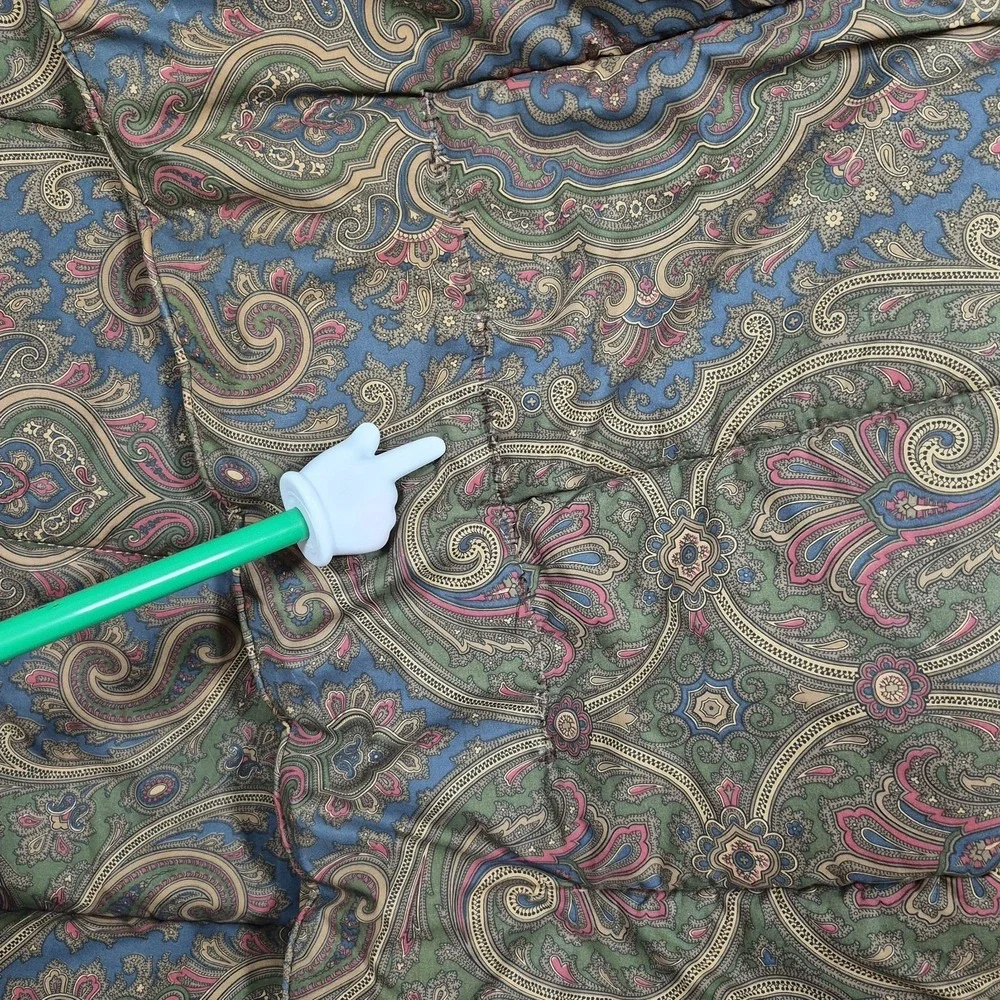 RALPH LAUREN Brianna Elizabeth Paisley Brown Comforter Twin